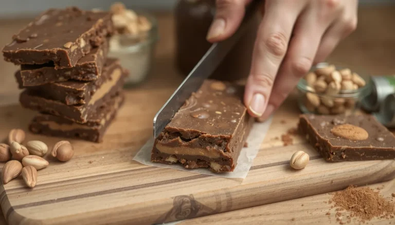 Barres chocolat-cacahuète façon KIND maison (sans cuisson)