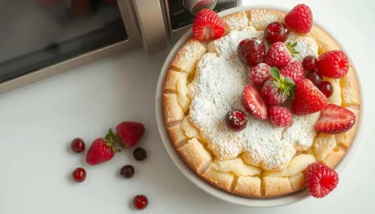 Bowl cake aux fruits rouges : recette rapide et saine au micro-ondes