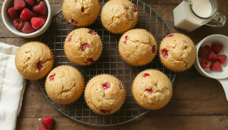 Muffins à la framboise faciles et rapides