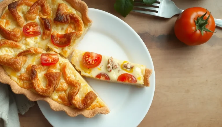Quiche thon moutarde tomate : la recette facile et rapide