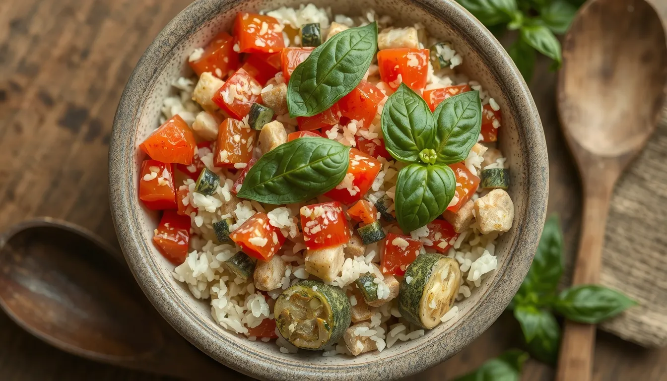 recette courgette tomate riz