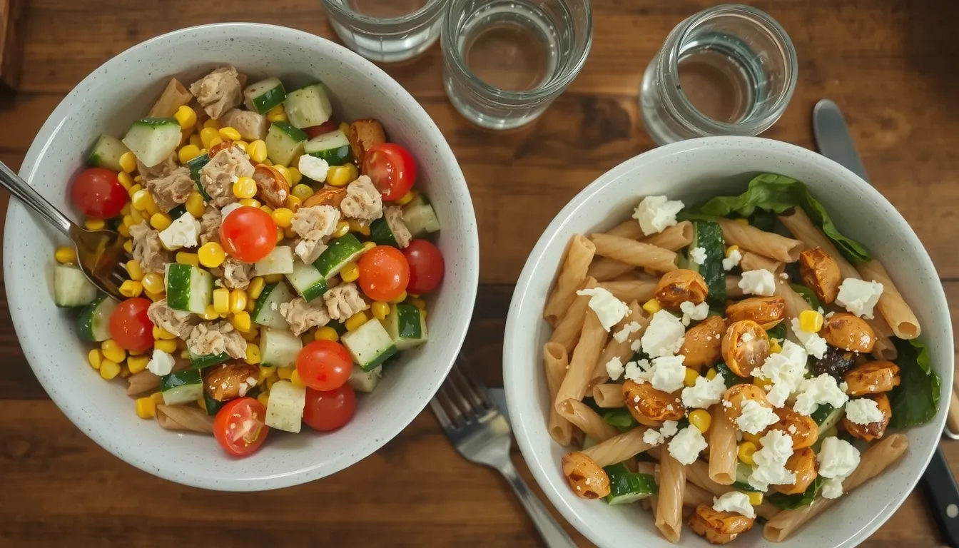 salade de pates healthy