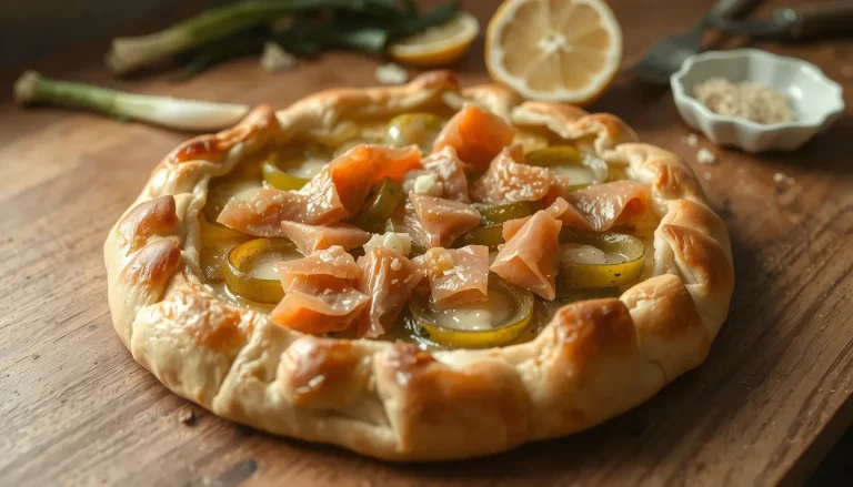 Tarte à la truite fumée et poireaux : la recette facile et gourmande