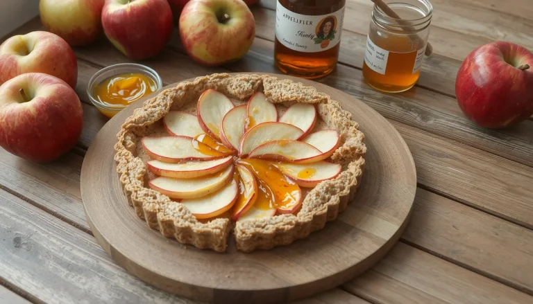 Tarte aux pommes sans sucre ni beurre : la recette healthy et légère