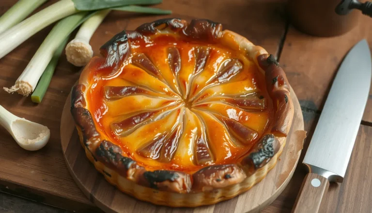 Tarte tatin de poireaux : la recette facile et gourmande