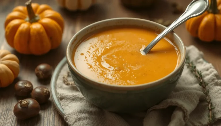 Velouté potiron-châtaignes : la recette onctueuse et réconfortante