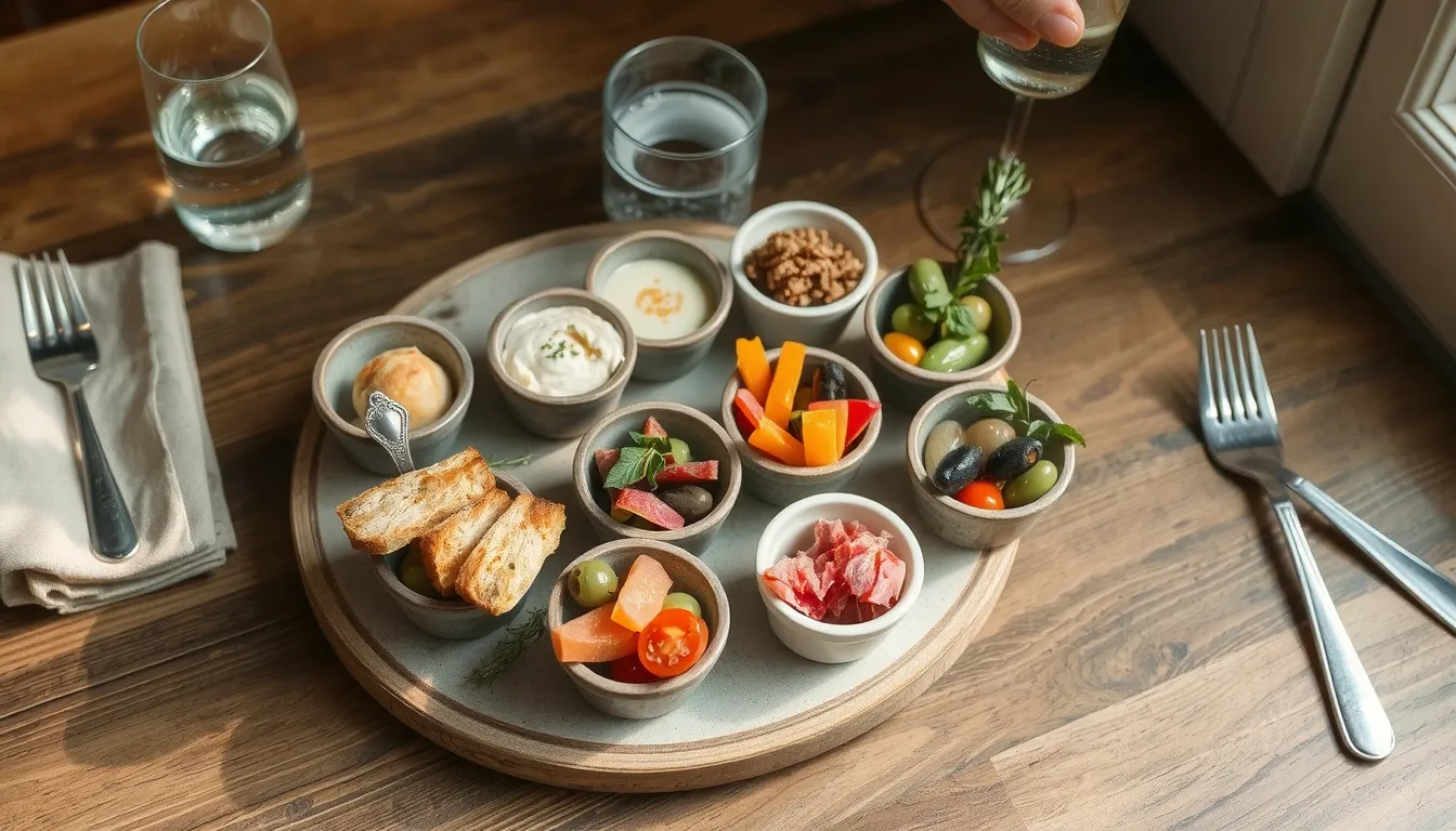assiette gourmande en entree