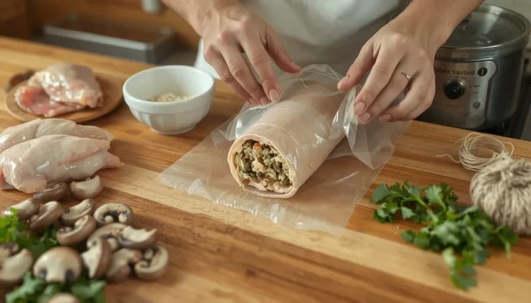 Ballotine de volaille facile : la recette pas à pas au film alimentaire