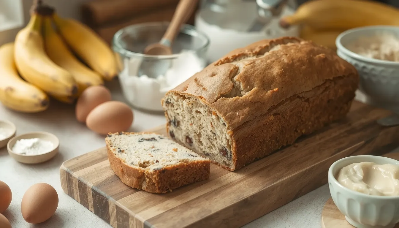 banana bread sans chocolat