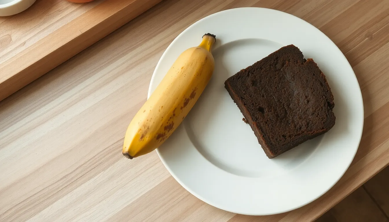 banane noire à l'intérieur